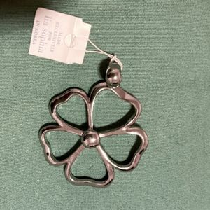 Silver Lia Sophia Daisy Pendant Slide